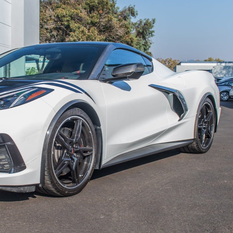 Chevrolet Corvette C8 Side Skirts Rocker Panels (2020+)